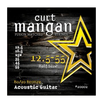 Preview of Curt Mangan 20002 12.5-55 Half step  regular medium80/20 Bronze