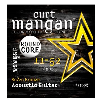 Preview van Curt Mangan 27003 11-52 Round Core 80/20 Bronze