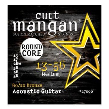 Preview of Curt Mangan 27006 13-56 80/20 Bronze Medium ROUND CORE