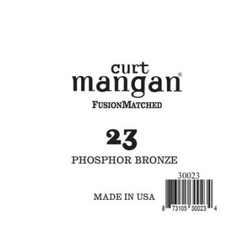 Preview of Curt Mangan 30023 .023 single PhosPhor Bronze