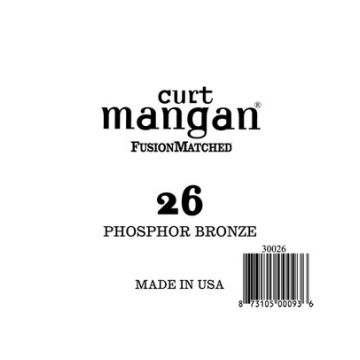 Preview van Curt Mangan 30026 .026 single PhosPhor Bronze