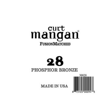 Preview van Curt Mangan 30028 .028 single PhosPhor Bronze