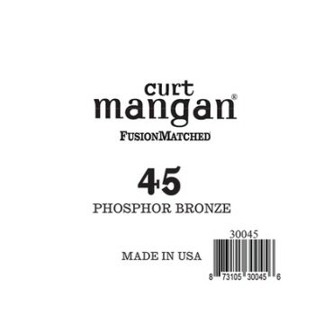 Preview of Curt Mangan 30045 .045 single PhosPhor Bronze