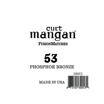 Preview van Curt Mangan 30053 .053 single PhosPhor Bronze