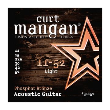 Preview of Curt Mangan 31152 11-52 Phosphor Bronze Light