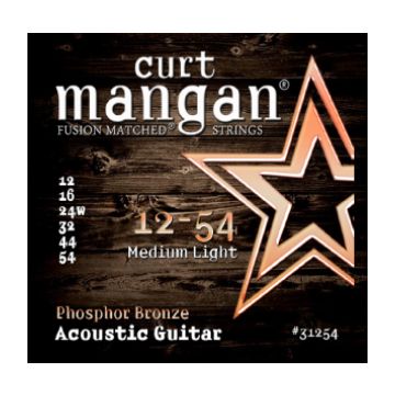 Preview of Curt Mangan 31254 12-54 med-Light  Phosphor bronze
