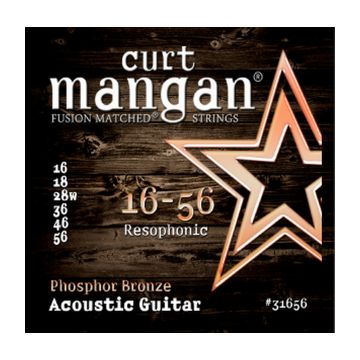 Preview of Curt Mangan 31656 16-56 Phosphor Bronze Resophonic