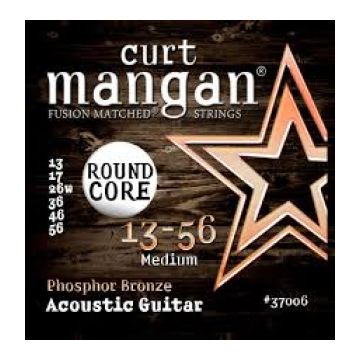 Preview of Curt Mangan 37006 13-56 PhosPhor Bronze Medium ROUND CORE
