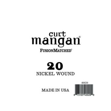 Preview of Curt Mangan 40020 .020 Single Nickel Wound Bass
