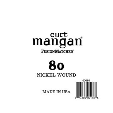 Preview of Curt Mangan 40080 .080 Single Nickel Wound Bass