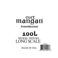 Thumbnail van Curt Mangan 40100L .100 Single Nickel Wound Bass Extra Long