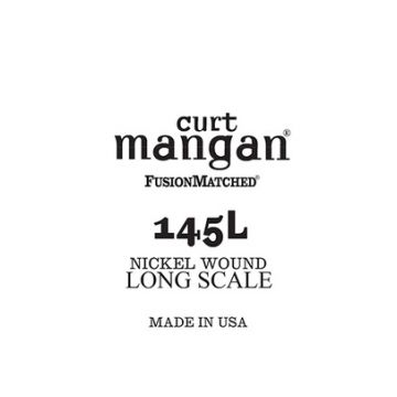 Preview van Curt Mangan 40145L .145 Single Nickel Wound Bass Extra Long