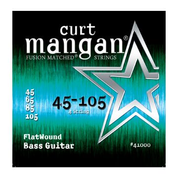 Preview van Curt Mangan 41000 45-105 FlatWound Bass Light