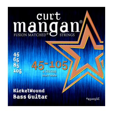 Preview van Curt Mangan 45105SC 45-105 Nickel Bass Short Scale