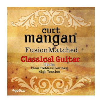 Preview van Curt Mangan 90611 High Tension Classical (Clear/Silver)