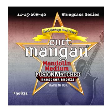 Preview van Curt Mangan 90832 Mandolin Med Phosphor bronze