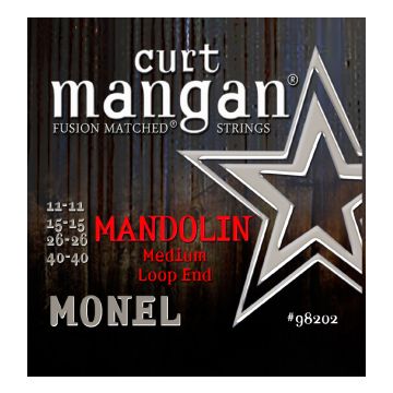 Preview of Curt Mangan 98202 11-40 Mandolin Medium MONEL