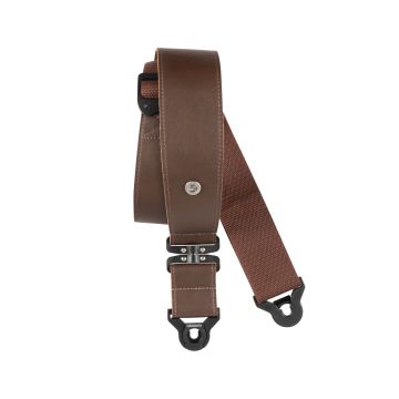Preview of D'Addario 25BALSV02 Auto Lock Swivel Strap, Brown Leather