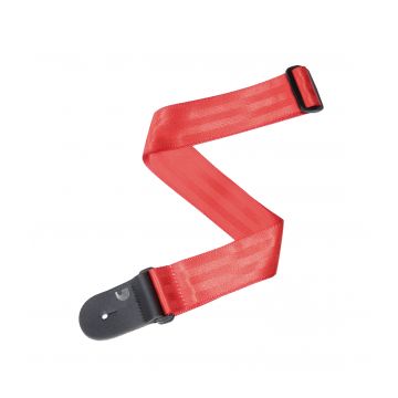 Preview of D&#039;Addario 50SB01 Seat Belt Guitar Strap, RED 50mm