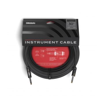 Preview of D&#039;Addario AMSK-30 American Stage Kill Switch Instrument Cable, 30 feet