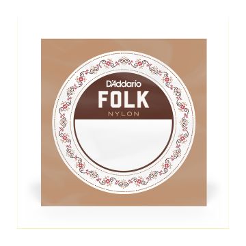 Preview of D&#039;Addario BES031W Folk Nylon Guitar Single String, Silver Wound, Ball End, .031