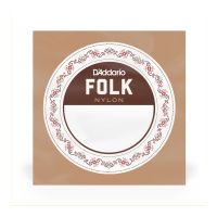 Thumbnail van D&#039;Addario BES031W Folk Nylon Guitar Single String, Silver Wound, Ball End, .031