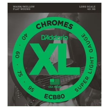 Preview of D&#039;Addario ECB80 Chromes Flat wound