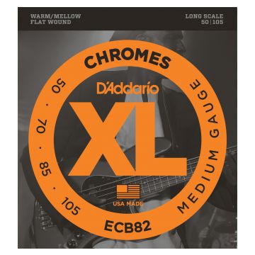 Preview of D&#039;Addario ECB82 Chromes Flat Wound