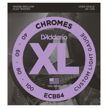 Preview of D&#039;Addario ECB84 Chromes Flat Wound