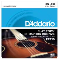 Thumbnail of D&#039;Addario EFT16 Flat tops Light semi-flattened phosphor bronze