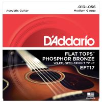 Thumbnail of D&#039;Addario EFT17 Flat tops Medium semi-flattened phosphor bronze