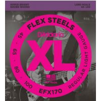 Thumbnail of D&#039;Addario EFX170 FlexSteel roundwound Light, 45-100, Long Scale