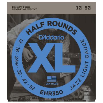Preview of D&#039;Addario EHR350 EHR stainless steel halfround Jazz Light