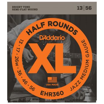 Preview of D&#039;Addario EHR360 EHR stainless steel halfround  Jazz Medium