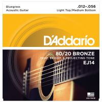 Thumbnail of D&#039;Addario EJ14 Bluegrass Light top/Med.Bot  80/20 Bronze