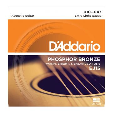 Preview of D&#039;Addario EJ15 Extra Light - Phosphor bronze