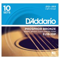Thumbnail of D&#039;Addario EJ16-10P 10PACK Light - Phosphor bronze