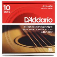 Thumbnail of D&#039;Addario EJ17-10P 10PACK Medium - Phosphor bronze