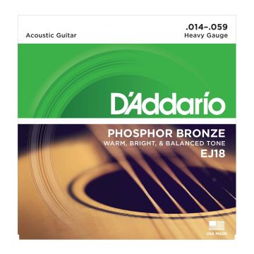 Preview van D&#039;Addario EJ18 Heavy - Phosphor bronze