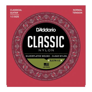 Preview of D&#039;Addario EJ27N 1/2 - Normal Tension Clear Nylon/SPC