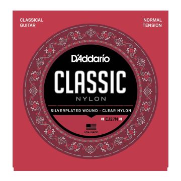 Preview of D&#039;Addario EJ27N - Normal Tension Clear Nylon/SPC
