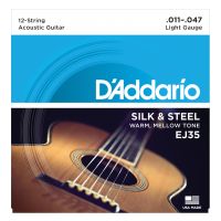 Thumbnail of D&#039;Addario EJ35 Silk &amp; Steel 12-String Folk, 11-47