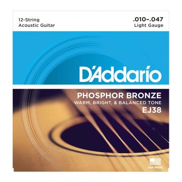 Preview van D&#039;Addario EJ38 Light Phosphor bronze