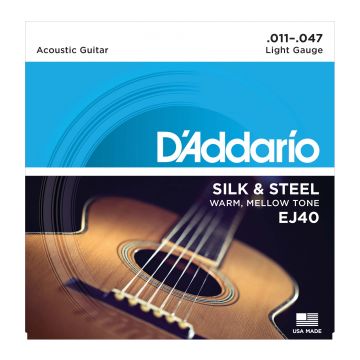 Preview of D&#039;Addario EJ40 Folk Silk &amp; Steel