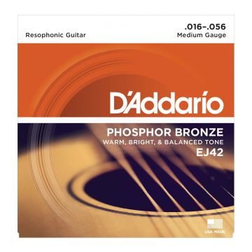 Preview van D&#039;Addario EJ42 Dobro Resophonic Guitar