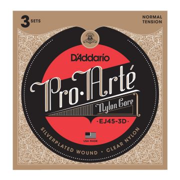Preview van D&#039;Addario EJ45-3D 3PACK Pro-Art