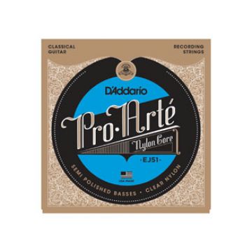 Preview of D&#039;Addario EJ51 Pro-Art&eacute; with Polished Basses, Hard Tension