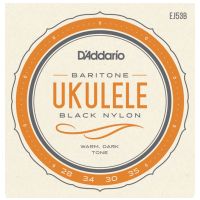 Thumbnail of D&#039;Addario EJ53B Baritone Ukulele Black Nylon