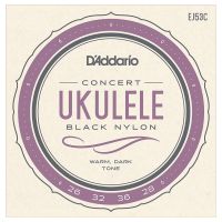 Thumbnail of D&#039;Addario EJ53C  Hawaiian Ukulele Black Nylon