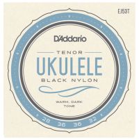 Thumbnail van D&#039;Addario EJ53T Tenor Ukulele Black Nylon